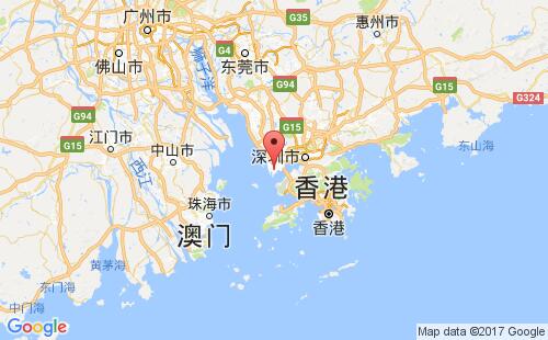 中国港口赤湾,深圳chiwan港口地图