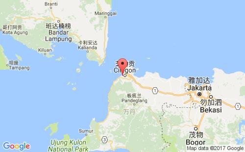 印度尼西亚(印尼)港口芝格丁cigading港口地图