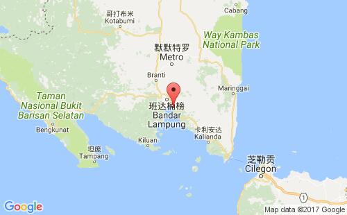 印度尼西亚(印尼)港口潘姜panjang港口地图