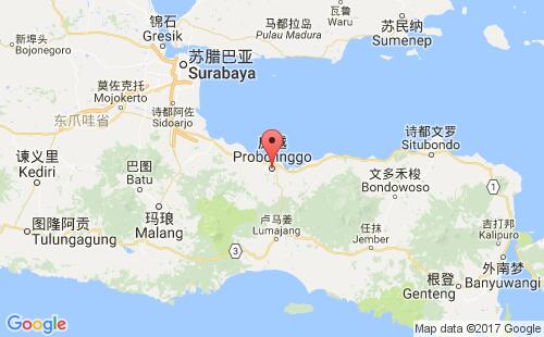 印度尼西亚(印尼)港口普罗博林戈probolinggo港口地图