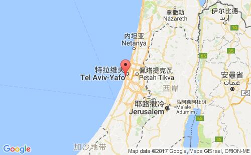 以色列港口雅法jaffa港口地图