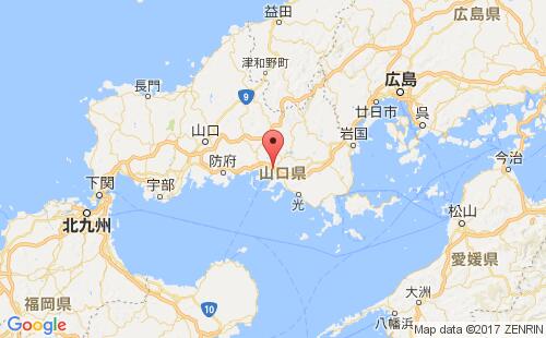 日本港口德山tokuyama港口地图