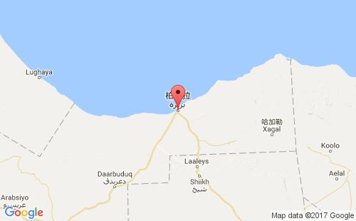索马里港口柏培拉berbera港口地图