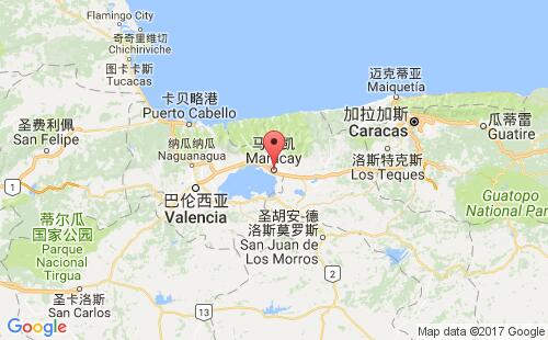 委内瑞拉港口马拉凯maracay港口地图