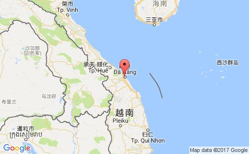 越南港口地图