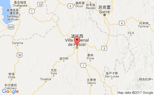 波托西港口地图