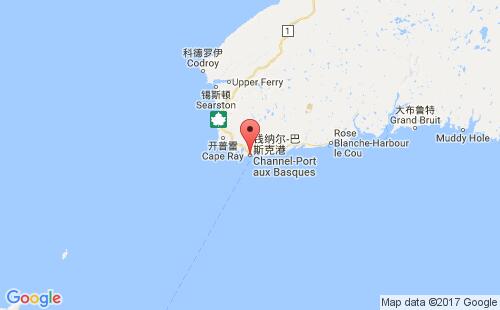加拿大港口奥克斯巴凯斯港port aux barques港口地图