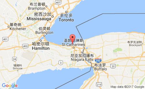 加拿大港口达尔胡西港port dalhousie港口地图