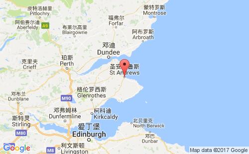 加拿大港口圣安德鲁斯st.andrews港口地图