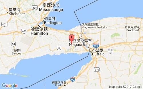 加拿大港口威兰welland,on港口地图