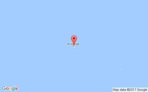 库克群岛港口艾图塔基岛aitutaki港口地图
