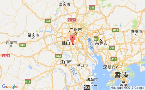 中国港口北窖,顺德beijiao,shunde港口地图