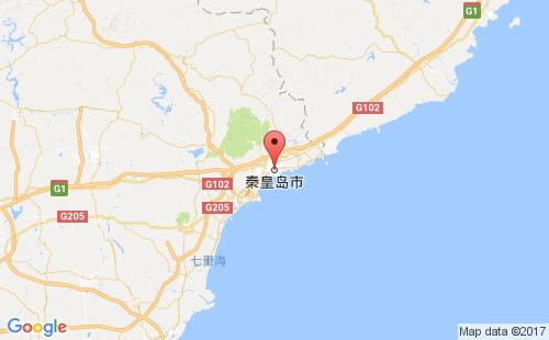 中国港口秦皇岛qinhuangdao港口地图