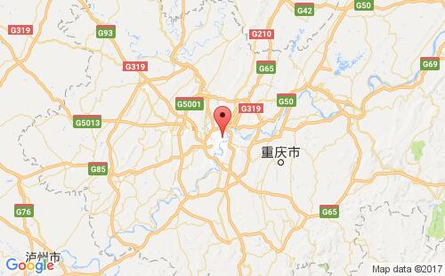 中国港口重庆chongqing港口地图