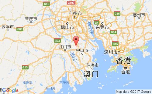 中国港口高沙,江门gaosha,jiangmen港口地图