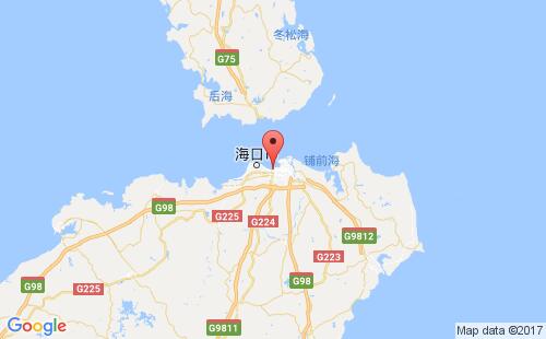 中国港口秀英港,海口xiuying港口地图
