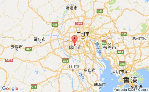 中国港口澜石,佛山lanshi,foshan港口地图