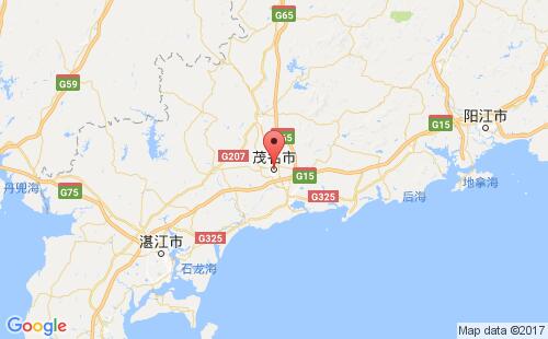 中国港口茂名maoming港口地图