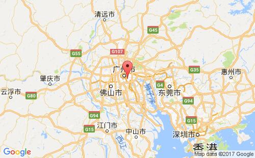 中国港口南沙新港nansha new port港口地图