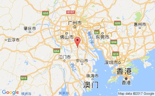 中国港口容奇,顺德rongqi,shunde港口地图