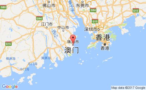 中国港口珠海zhuhai港口地图