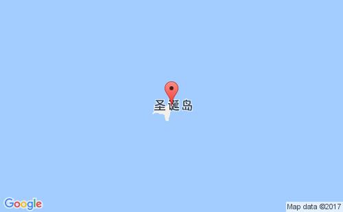 圣诞岛共和国港口圣诞岛christmas港口地图