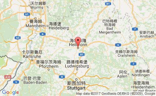 海尔布隆港口地图