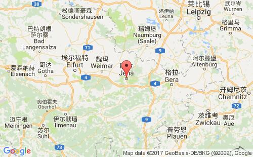 耶拿港口地图