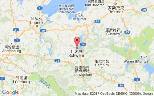 什未林港口地图