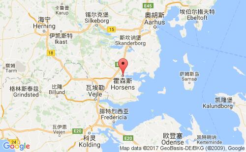 霍森斯港口地图