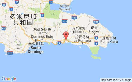 多米尼加港口圣佩得罗德马科里斯san pedro de macoris港口地图