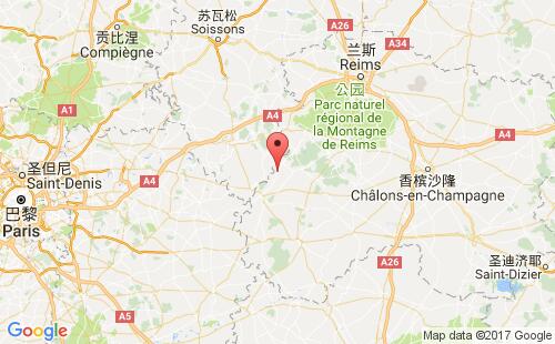 法国港口韦尔东verdon港口地图