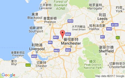 博尔顿港口地图