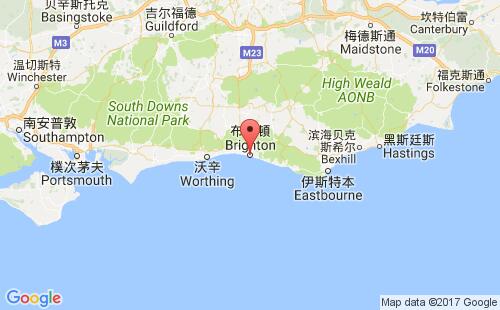 布赖顿港口地图