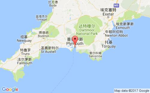 普利茅斯港口地图