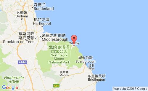 惠特比港口地图