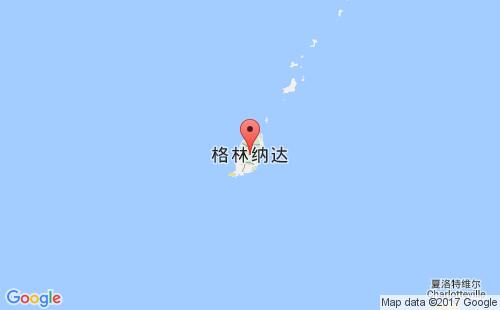格林纳达港口格林纳达grenada港口地图