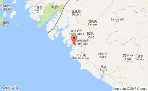 卡姆萨尔港口地图