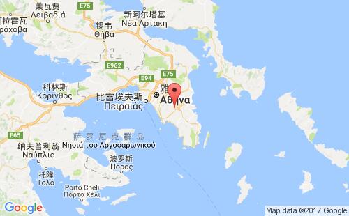 希腊港口科罗皮koropi港口地图