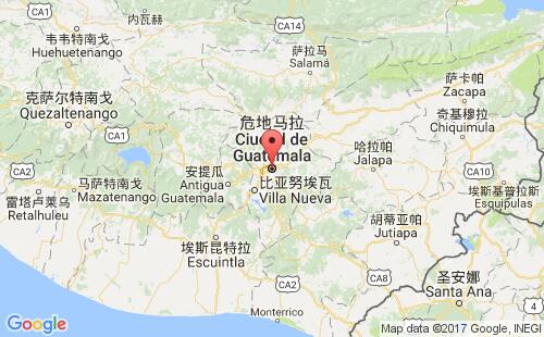 危地马拉城港口地图