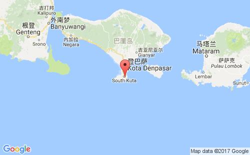 印度尼西亚(印尼)港口伯诺阿benoa港口地图