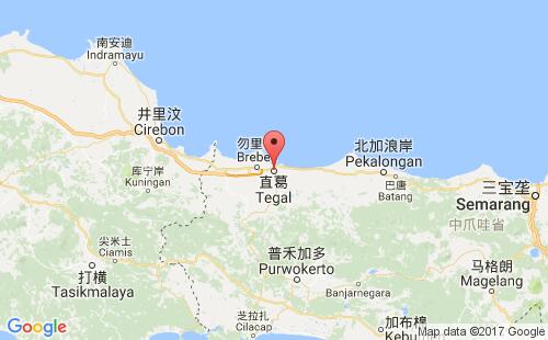 直葛港口地图