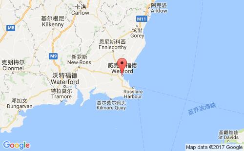 韦克斯福德港口地图