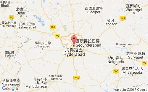 印度港口海德拉巴icd hyderabad港口地图