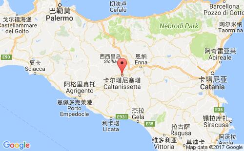 卡尔塔尼塞塔港口地图
