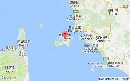 费拉约港口地图