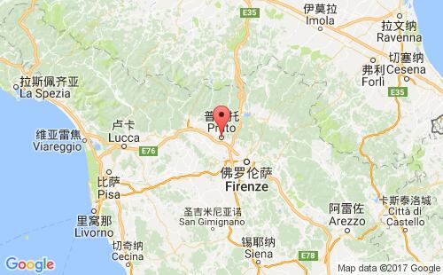 普拉托港口地图