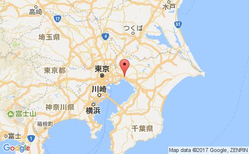 日本港口船桥funabashi港口地图