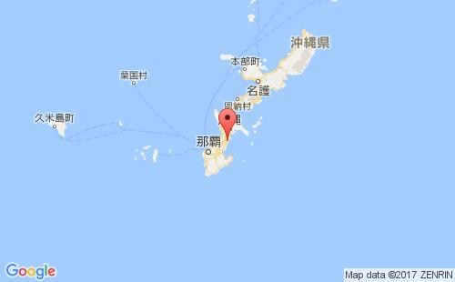 日本港口中城nakagusuku港口地图