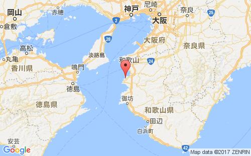 日本港口下津shimotsu港口地图